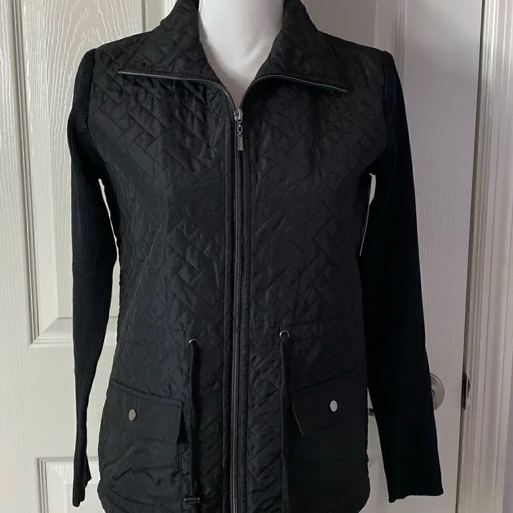 Thomas & Olivia Women’s Black Quilted Jacket